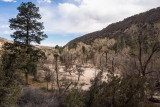 Area along valley stream covered in silt from 2011 flood