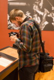 Jared Van Natta photographing at Farm and Ranch Museum