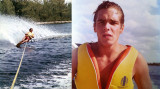 Water skiing west of Fort Lauderdale, FL 1981