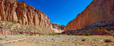 Capitol Gorge Road Pano