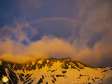 A rainbow on the Mt.Tateyama