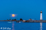 Super Full Moon over Discovery Bay Lighthouse 8