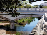Stone bridge and River