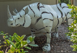 Robust Rhino Garden Art