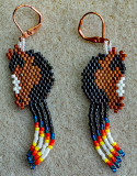Horse with Colored Long Mane #2