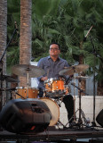 Dean Koba on drums