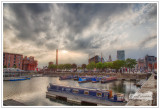 Stormy Liverpool sky