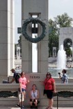 At the WWII Memorial