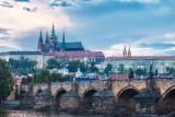 Prague Castle over Charles Bridge