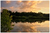 Summer Sunset at Giving Pond