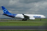 Air Transat Airbus A330-200 C-GTSI Welcome livery