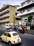 In front of hotel