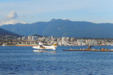 North Vancouver behind float plane