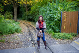 Me at the railroad, St. Louis Zoo