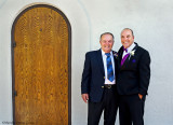 The groom and dad