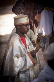 Priest at Meskel Festival