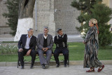 Samarkand, at Bibi-Khanym Mosque
