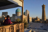 Bukhara, Mir-i-Arab Medressa and Kalon Minaret