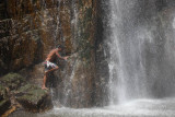 Waterfall along the road