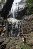 Waterfall along the road