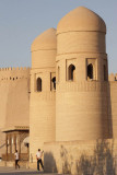 Khiva, west mud walls of Ichon-Qala