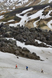 Landmannalaugar, Laugahraun-Brennisteinsalda trail