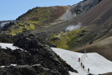 Landmannalaugar, Laugahraun-Brennisteinsalda trail