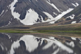 Lake by the side of the Road F208 near Landmannalaugar