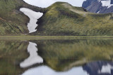 Lake by the side of the Road F208 near Landmannalaugar