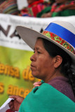 La Paz, demonstration at the Cathedral Square