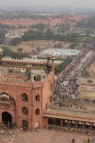 New Delhi, view from the Minaret of Juma Masjid