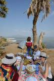 Lake Afdera, lunch time