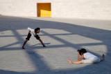 Yoga photo session at Champalimaud Foundation