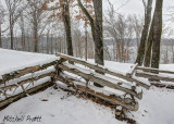 Split Rails in the Snow