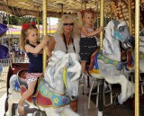 GRANDMA ON THE MERRY GO ROUND WHAT FUN