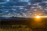 Sunrise over Denali Hwy
