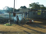 Roadside Corn on the Cob Stand in South Africa