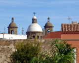 The Domes of San Sebastian Church in Aguimes, Canary Islands