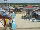 Belen Neighborhood of Iquitos floods during the Rainy Season and Many Houses Float on Balsa Wood Rafts