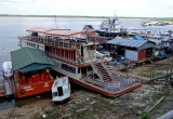 The Amazon Queen Docked in Iquitos, Peru