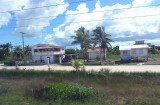 Belize Countryside & First Stone Church (far right)