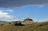 Rock formation in south central area of South Island, New Zealand