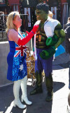 Mrs. Australia meets the Hulk