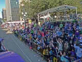 Grandstands at Lafayette Square