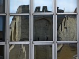 Palais des Papes in a window