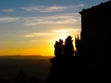 Sunset in Pienza