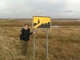 I think this sign means you are no longer in the city.
Liz was a little more doubtful.