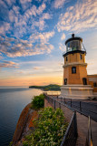 Split Rock lighthouse at sunset