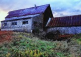 The old barn in Ossipee. Fuji film similutation Velvia Vivid