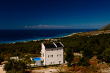 Gjilekë, Dhërmi Bay behind